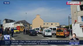 "On a vu deux hommes allongés au sol." Un tireur fait deux blessés devant une mosquée à Brest