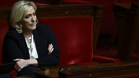 La leader du RN, Marine Le Pen, à l'Assemblée nationale le 5 février 2025