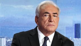 Dominique Strauss-Kahn sur le plateau de TF1, en septembre 2011.