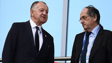 Jean-Michel Aulas et Noël Le Graët
