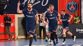 Les frères Karabatic avec le PSG Hand, le 6 mai 2022