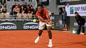 Gaël Monfils à Roland-Garros, à Paris le 27 mai 2025