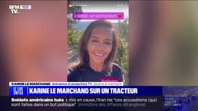 Karine Le Marchand prête à monter "sur les tracteurs" des agriculteurs s'ils viennent à Paris