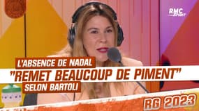 Roland-Garros : L'absence de Nadal "remet beaucoup de piment", selon Bartoli