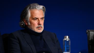 Vincent Labrune au siège de la FFF à Paris, le 14/12/2024
