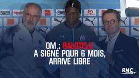 OM : Balotelli a signé pour 6 mois, arrivé libre