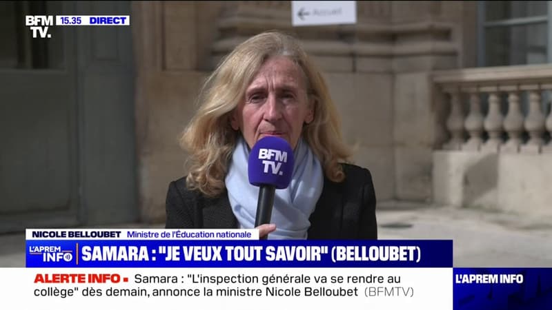 Nicole Belloubet sur l'agression de la collégienne à Montpellier: 