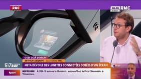 C'est déjà demain - Meta dévoile des lunettes connectées dotées d'un écran