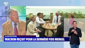 Macron reçoit pour la dernière fois Merkel - 16/09