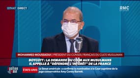 "Il faut savoir renoncer à certains droits pour que la fraternité puisse s'exprimer dans notre pays" Mohammed Moussaoui, président du conseil français du culte musulman, sur le droit à la carricature