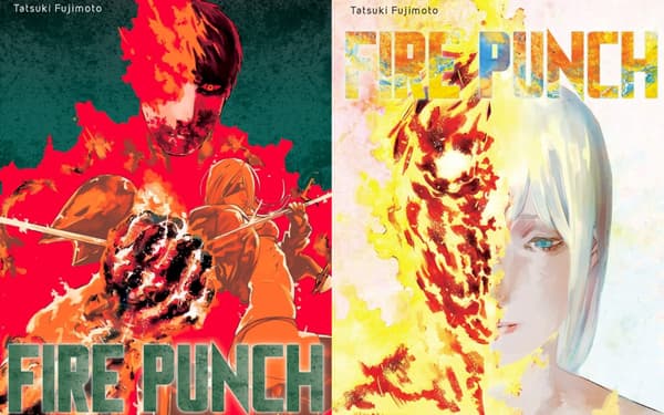 Deux couvertures du manga "Fire Punch" Deux couvertures du manga "Fire Punch"