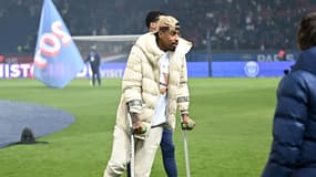 PSG-Nantes : Presnel Kimpembe sur la pelouse du Parc