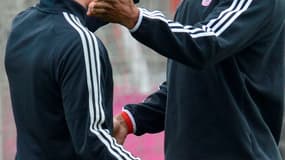 Dante avec Franck Ribéry