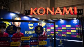 Un stand eFootball 2022, de l'éditeur Konami