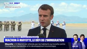 Emmanuel Macron à Mayotte: "Ce déplacement sera le moyen de déployer les engagements que nous avons pris" 