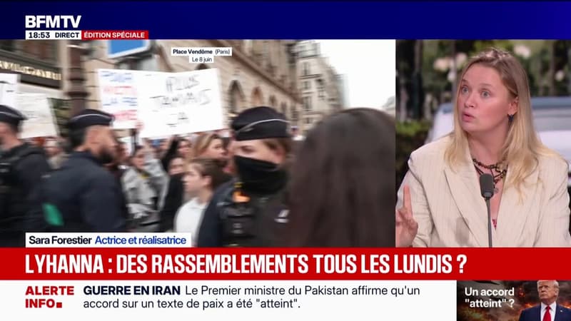 Affaire Lyhanna: "On demande au président de la République: mettez de l'argent pour protéger nos enfants", appelle Sara Forestier