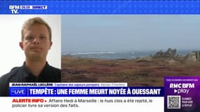  Finistère: "On a été surpris par le caractère inédit de la tempête" avoue Jean-Raphaël Leclère (pompier)