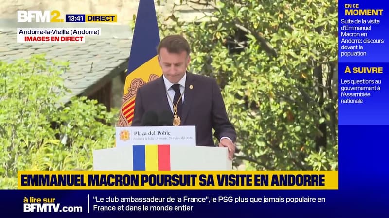 Emmanuel Macron : "Il n'y a pas de paix possible dans le monde si nous ne défendons pas la force de notre droit international"