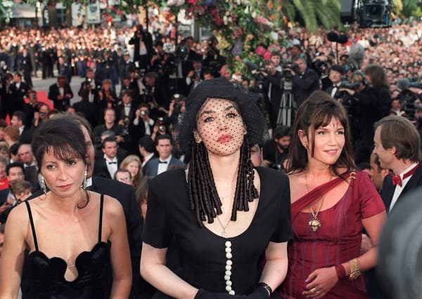 Philomène Esposito, Isabelle Adjani et Clémentine Célarié au festival de Cannes 1993 pour la présentation de "Toxic Affair"