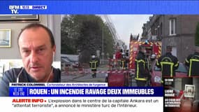 Rouen : un incendie ravage deux immeubles - 01/10