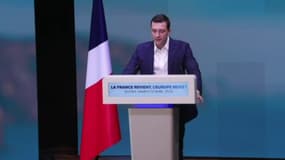 Élections européennes: "On ne parle pas assez de la France, on ne parle pas assez de sa beauté", affirme Jordan Bardella, en meeting à Royan