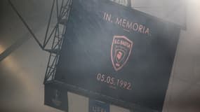 Hommage aux victimes du drame de Furiani (le 05/05/2022 à Marseille)