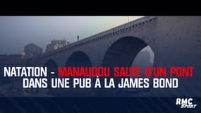 Natation - Manaudou saute d'un pont dans une pub à la James Bond 