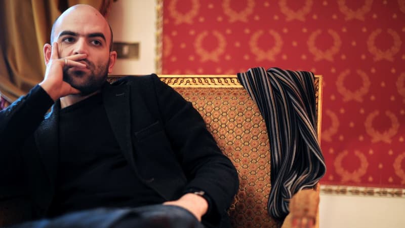 Roberto Saviano le 17 mars 2010 à Rome.
