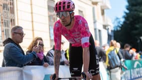 Alex Baudin au départ de la Coppa Bernocchi le 6 octobre 2025