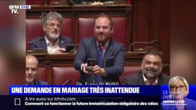 Ce député italien a fait sa demande en mariage... en pleine séance parlementaire