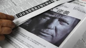 Donald Trump à la une d'un journal chinois, le 10 novembre 2016.