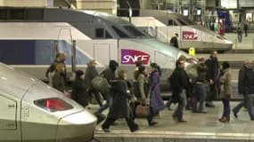 Une vingtaine de TGV étaient concernés par les retards, jeudi soir.