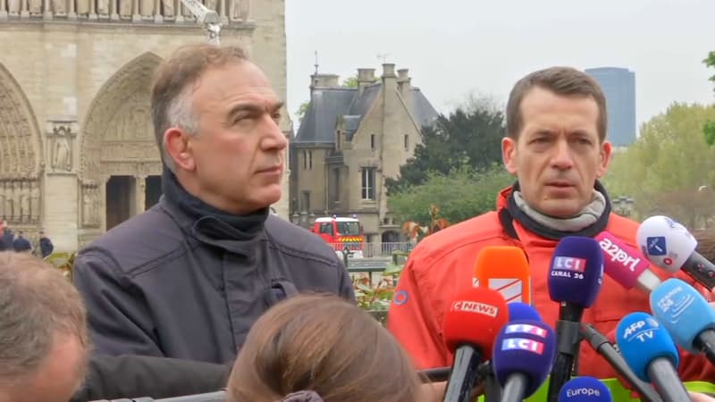 Gabriel Plus, porte-parole de la brigade des sapeurs-pompiers de Paris.