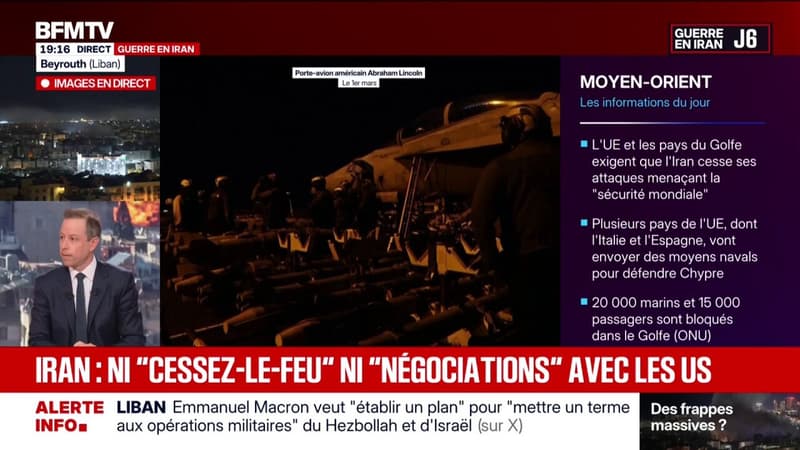 Guerre au Moyen-Orient: la télévision d'État iranienne affirme que des drones iraniens ont touché le porte-avions américain Abraham Lincoln