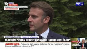 Iran-Israël: "Je ne suis pas responsable des changements d'avis de l'administration américaine", affirme Emmanuel Macron en réaction aux propos du président américain