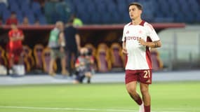 Paulo Dybala avant le match AS Rome-Empoli (1-2, Serie A), le 25 août 2024