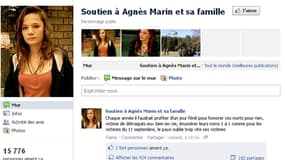 De nombreuses pages d'hommage à Agnès se sont créées sur Facebook...