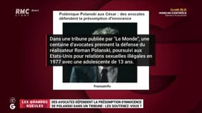 Des avocates défendent la présomption d'innocence de Polanski dans une tribune, les soutenez-vous ? - 09/03