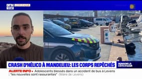 Crash d'hélicoptère à Mandelieu-la-Napoule: les corps ont été repêchés