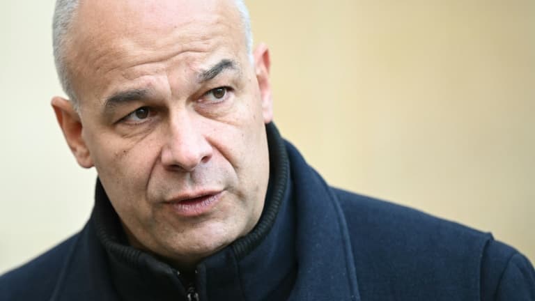 Arnaud Rousseau, le président de la FNSEA, principal syndicat agricole français, après une rencontre avec le Premier ministre François Bayrou à Matignon à Paris, le 13 janvier 2025