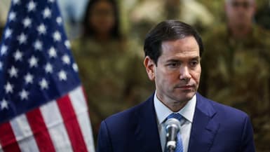 Le secrétaire d'État américain Marco Rubio en Israël, le 24 octobre 2024