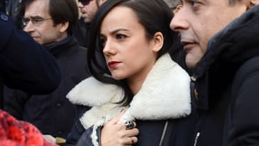 La chanteuse Alizée le 14 mars 2013