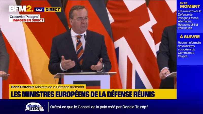 Sécurité: le ministre allemand de la Défense souhaite "intensifier" les efforts avec l'Otan et l'UE