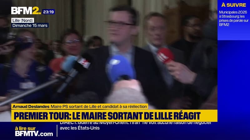 "On fera ensemble une belle majorité": le maire sortant PS de Lille, Arnaud Deslandes, "tend la main" aux Écologistes