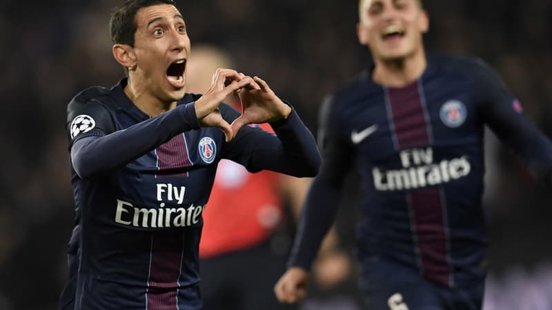 La joie des Parisiens contre le Barça
