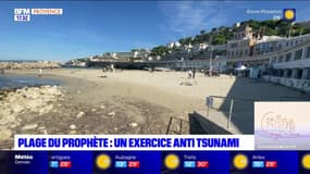 Marseille: un exercice anti tsunami à la plage du Prophète