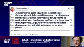 Incendie à Crans-Montana: Giorgia Meloni réagit à la libération de Jacques Moretti