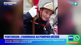 Pontorson: un hommage au pompier décédé, en présence de Gérald Darmanin