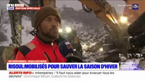 Intempéries dans les Hautes-Alpes: mobilisés pour sauver la saison d'hiver