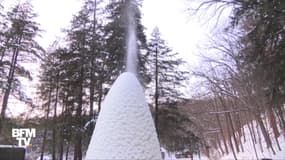 A New York, cette fontaine ne laisse pas… de glace